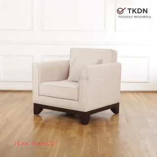 Sofa Warna Krem Seri Gisela Single Terbaru