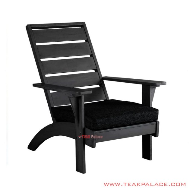 Kursi Teras With Cushion Black Minimalis Tarakan