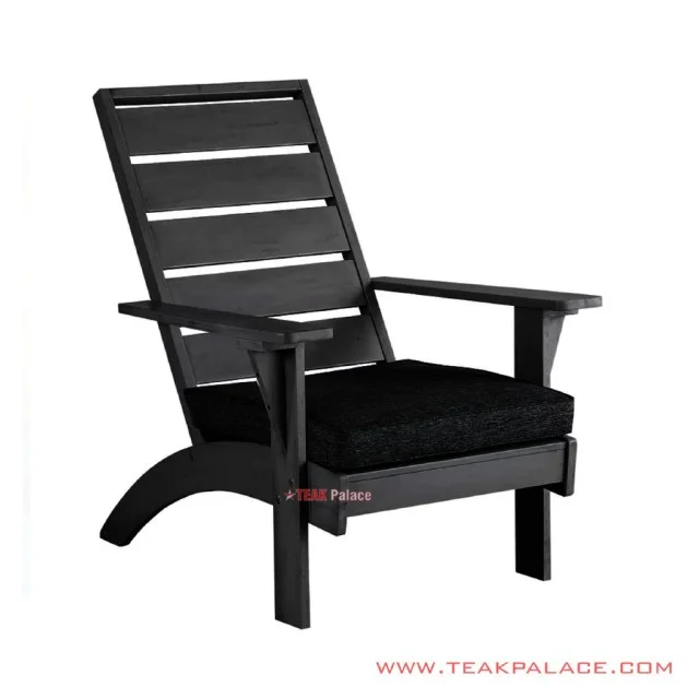 Kursi Teras With Cushion Black Minimalis Tarakan