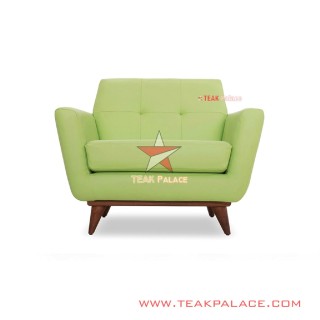 Sofa Single Vintage Minimalis Seri Hugo Hijau Sofa Single Vintage Minimalis Seri Hugo Hijau