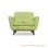 Sofa Single Vintage Minimalis Seri Hugo Hijau