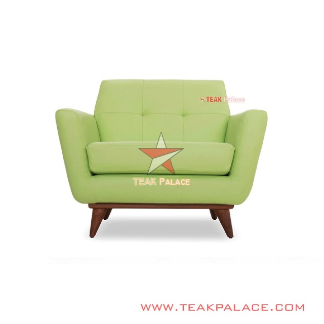 Sofa Single Vintage Minimalis Seri Hugo Hijau Sofa Single Vintage Minimalis Seri Hugo Hijau