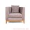 Kursi Sofa Armchair Single Retro Seri Kemang 