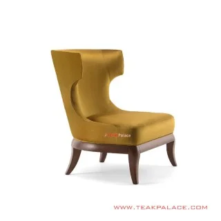 Kursi Sofa Single Seri Jangmi Minimalis Kuning