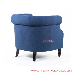 Sofa Single Seri Chester Denim Minimalis Sofa Single Seri Chester Denim Minimalis