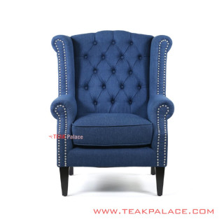 Chiko Single Sofa Denim Minimalis Chiko Single Sofa Denim Minimalis