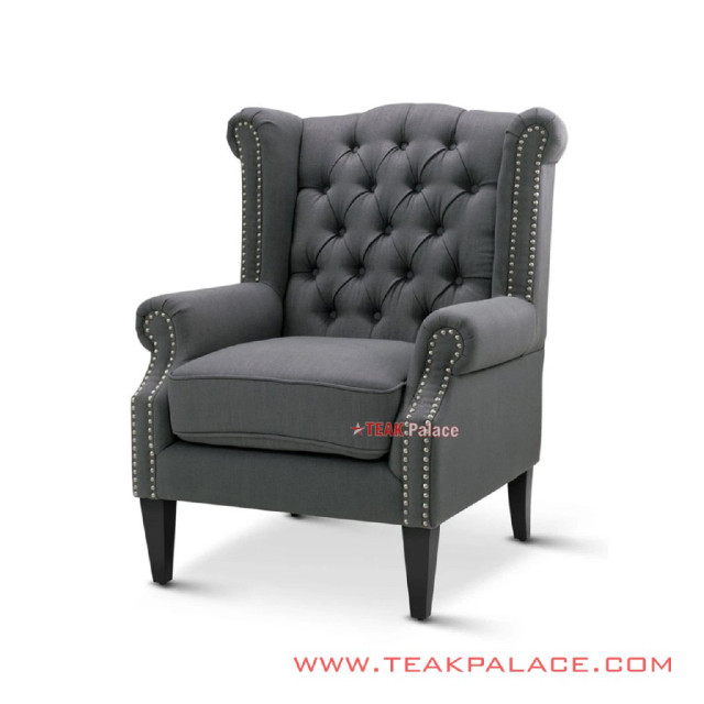 Sofa Single Chiko Minimalis Grey