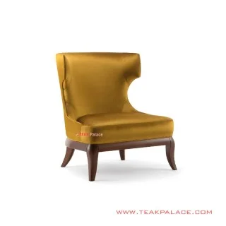 Kursi Sofa Single Seri Jangmi Minimalis Kuning