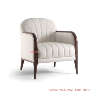 Sofa Jati Minimalis Seri Jihan Putih