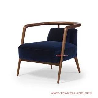 Sofa Single Unico Minimalis Denim Jati