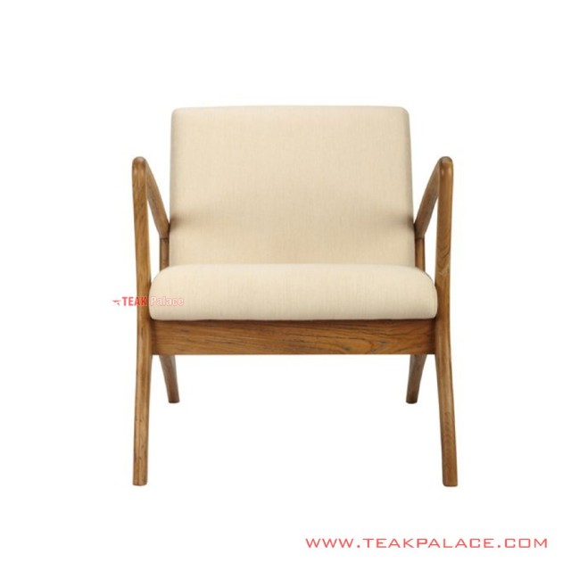 Kursi Teras Minimalis Salak Brown Leticia Jati