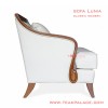 Sofa Kayu Jati Ukir Klasik Modern Minimalis Seri Lunia Single Sofa Kayu Jati Ukir Klasik Modern Minimalis Seri Lunia Single