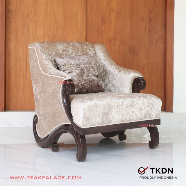 Kursi Tamu Jati Single TKDN Seri Ponti Kursi Tamu Jati Single TKDN Seri Ponti