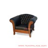 Sofa Single Klasik Kulit Oscar Black Harga Murah Sofa Single Klasik Kulit Oscar Black Harga Murah