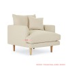 Sofa Minimalis Hampton Linen 1 Seater