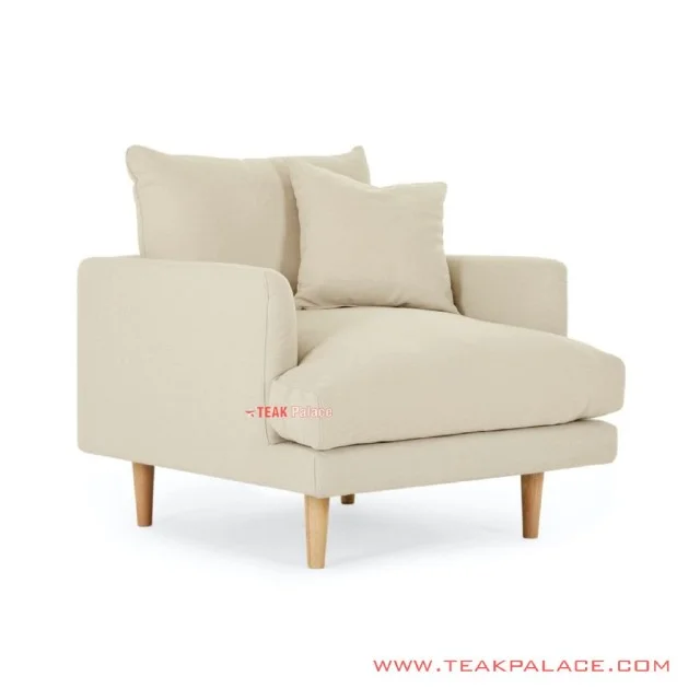 Sofa Minimalis Hampton Linen 1 Seater