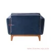 Sofa Mewah Single Galisia Denim Jati