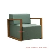 Sofa Kursi Single Sangja Green Jati Minimalis
