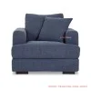 Sofa Tamu Single Truman Denim Minimalis Sofa Tamu Single Truman Denim Minimalis