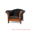 Sofa Single Klasik Kulit Oscar Black Harga Murah Sofa Single Klasik Kulit Oscar Black Harga Murah