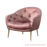 Sofa Pink Merlion Minimalis Jati