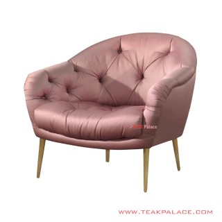 Sofa Pink Merlion Minimalis Jati
