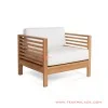 Sofa Bangku Single Kebumen Minimalis With White Cushion