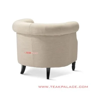 Sofa Single Minimalis Chester Rivoli Linen