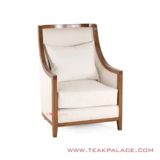 Kursi Tamu Putih Jati Solid Amarytha Minimalis