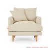 Sofa Minimalis Hampton Linen 1 Seater