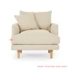 Sofa Minimalis Hampton Linen 1 Seater