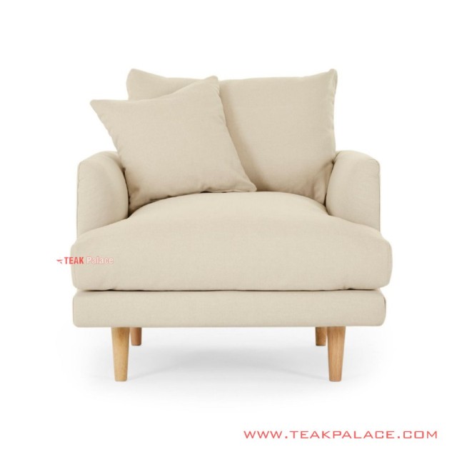 Sofa Minimalis Hampton Linen 1 Seater