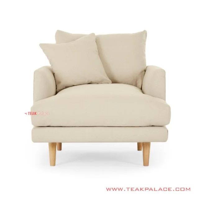 Sofa Minimalis Hampton Linen 1 Seater