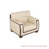 Sofa Tamu Joana Oscar White Jati Minimalis