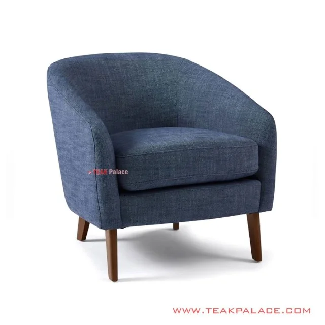 Sofa Minimalis Single Seri Jonah Biru Tua Sofa Minimalis Single Seri Jonah Biru Tua