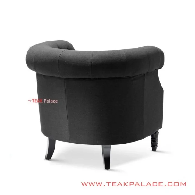 Sofa Tamu Jati Chester Hitam