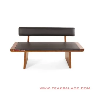 Bangku 2 Dudukan Minimalis Unik Kayu Jati Seri Shasa
