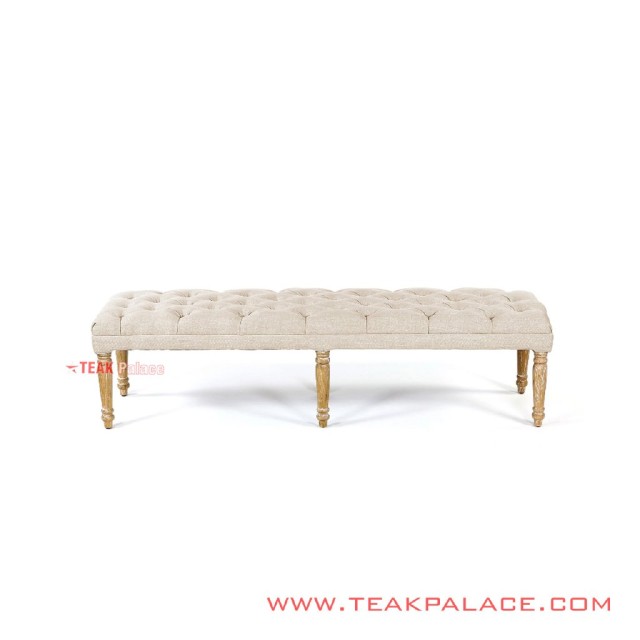 Minimalis Geisha Bench Rivoli Linen