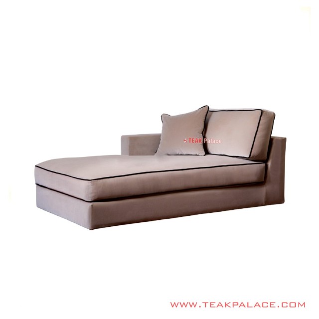 Daybed Jati Mutia Merah Muda Minimalis