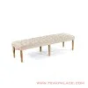 Minimalis Geisha Bench Rivoli Linen Minimalis Geisha Bench Rivoli Linen