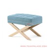 Stool Kaki Silang Biru Muda Seri Andriana Stool Kaki Silang Biru Muda Seri Andriana