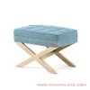 Stool Kaki Silang Biru Muda Seri Andriana Stool Kaki Silang Biru Muda Seri Andriana
