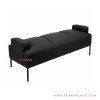 Bangku Upholster Black Kansas Minimalis