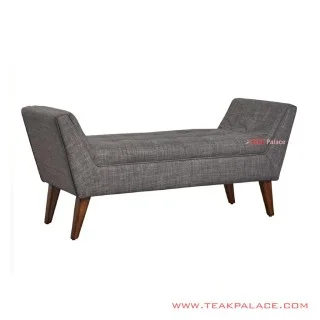 Bangku 2 Dudukan Florida Minimalis Abu-Abu