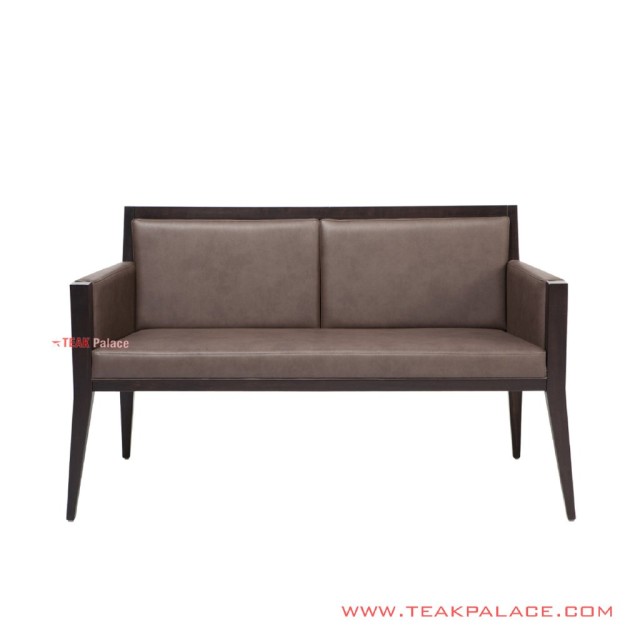 Bangku Teras Jati Kiano Black Walnut Minimalis Bangku Teras Jati Kiano Black Walnut Minimalis