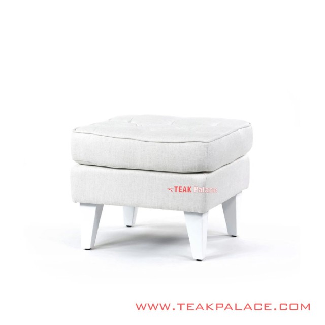Gerlis Ottoman Jati Duco Putih Gerlis Ottoman Jati Duco Putih