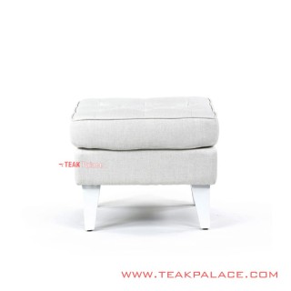 Gerlis Ottoman Jati Duco Putih Gerlis Ottoman Jati Duco Putih