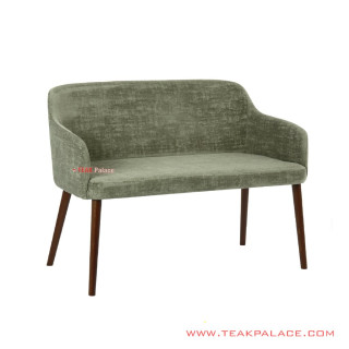 Bangku Tamu Zafia Hijau Minimalis Jati