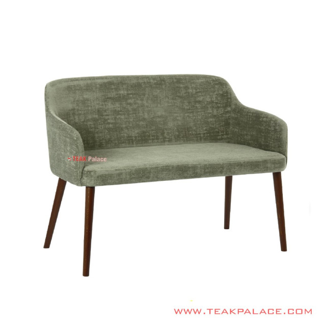 Bangku Tamu Zafia Hijau Minimalis Jati