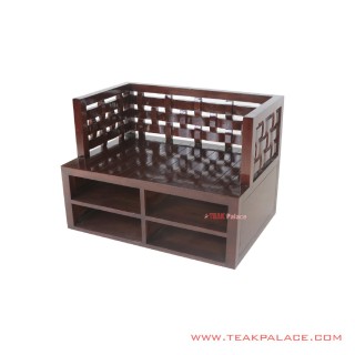 Bangku Ketupat Single Kayu Jati Solid Minimalis Modern Bangku Ketupat Single Kayu Jati Solid Minimalis Modern